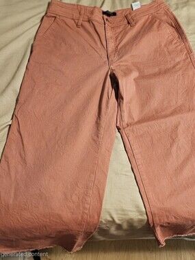 Banana Republic Wide-Leg Pants in Peach